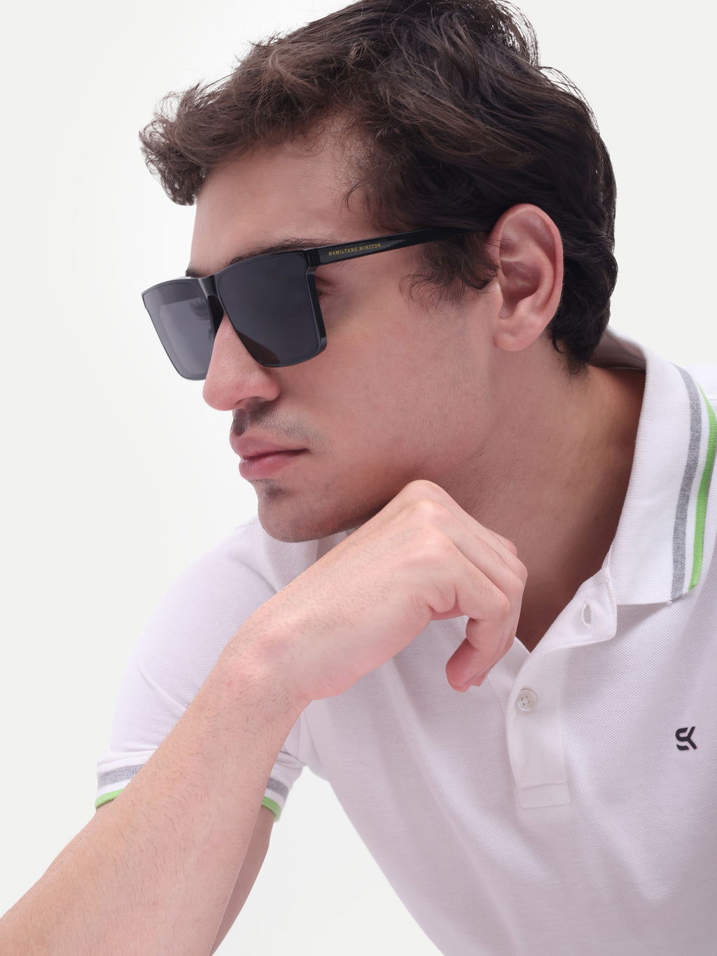 Men's Classic Black Wayfarer UV Protected Sunglasses