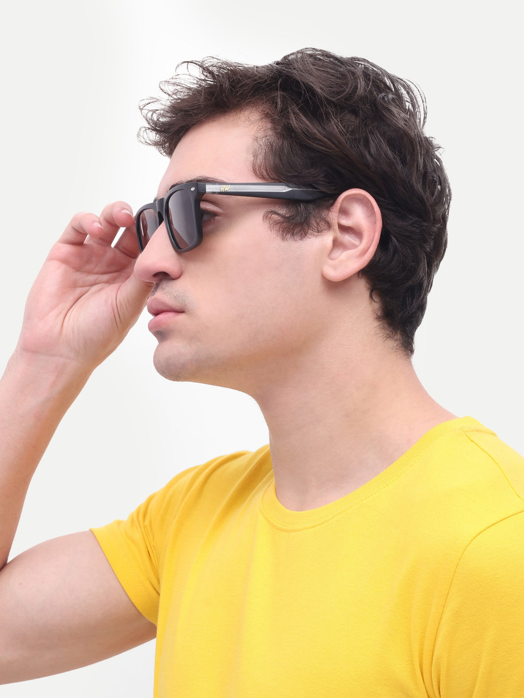 Men's Classic Dark Brown Wayfarer Sunglasses