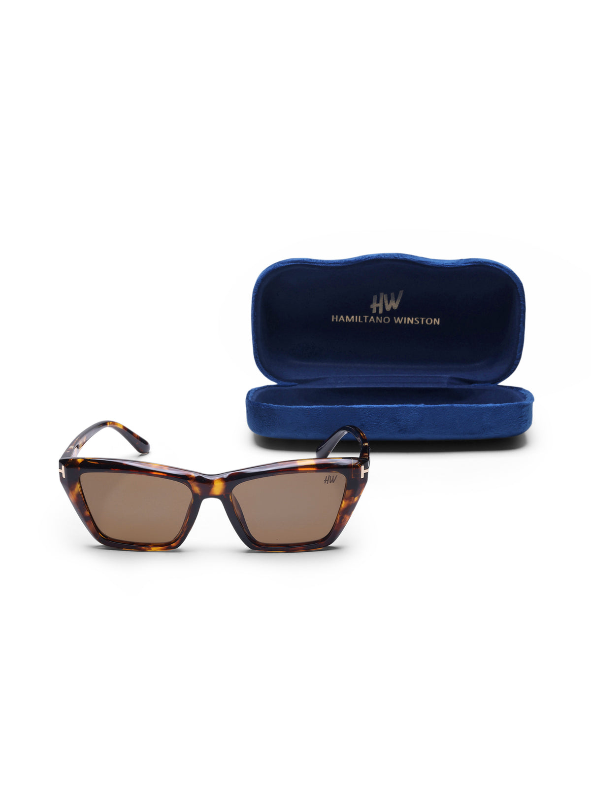 Ruby Leopard Brown Cat-Eye Women Sunglasses