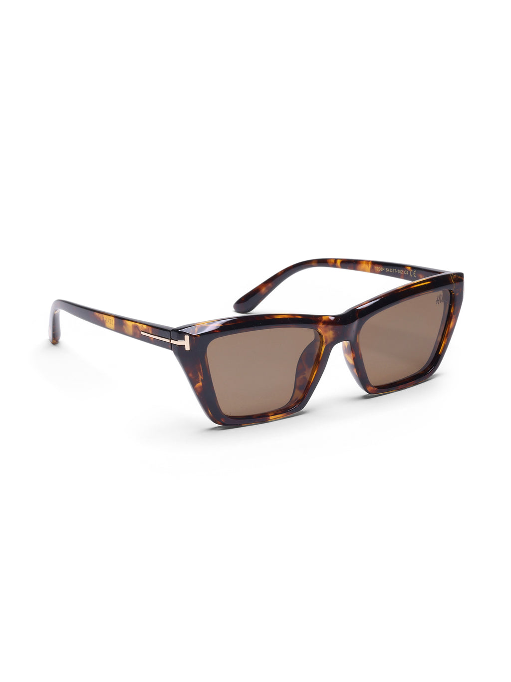 Ruby Leopard Brown Cat-Eye Women Sunglasses