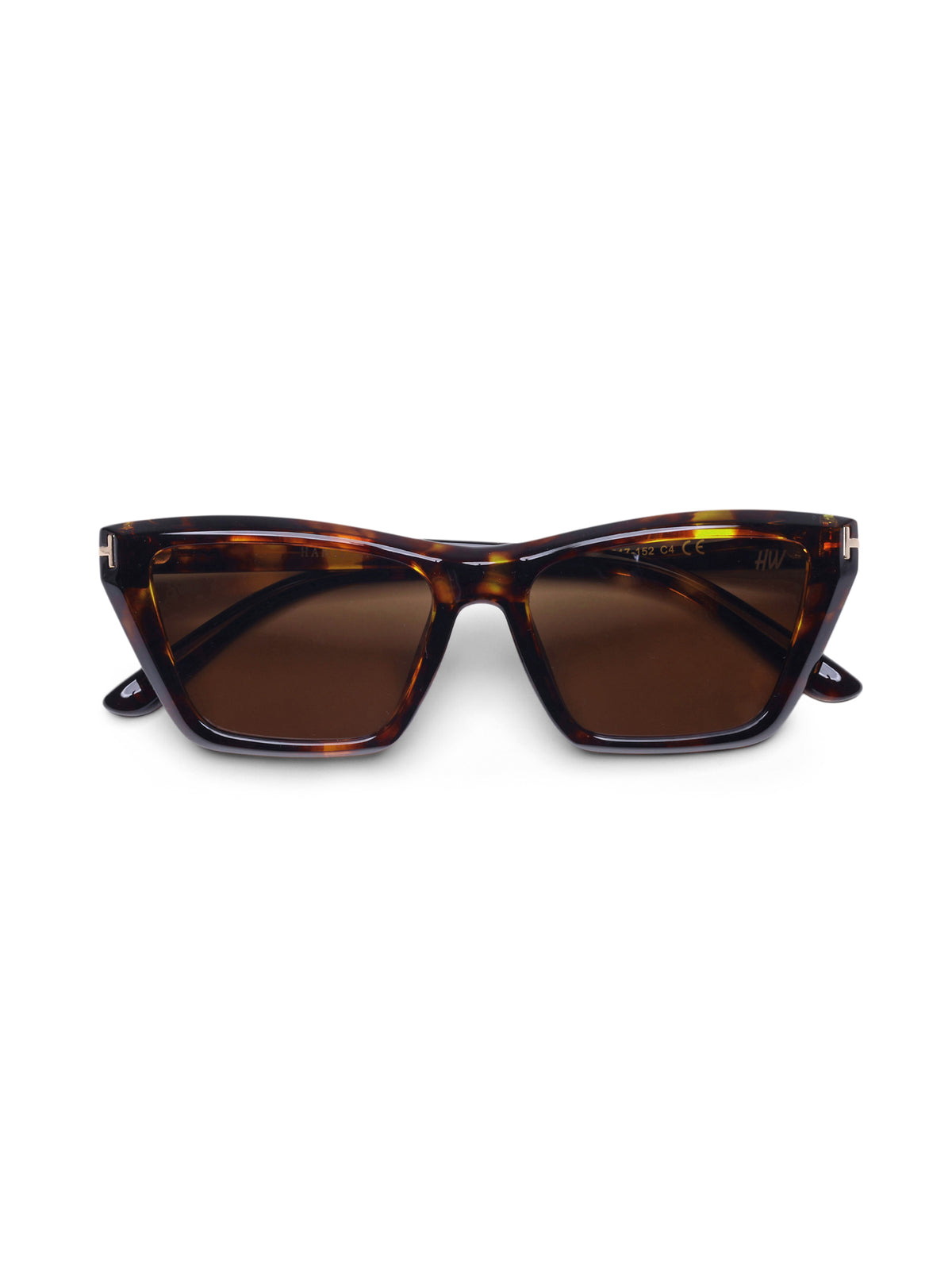 Ruby Leopard Brown Cat-Eye Women Sunglasses