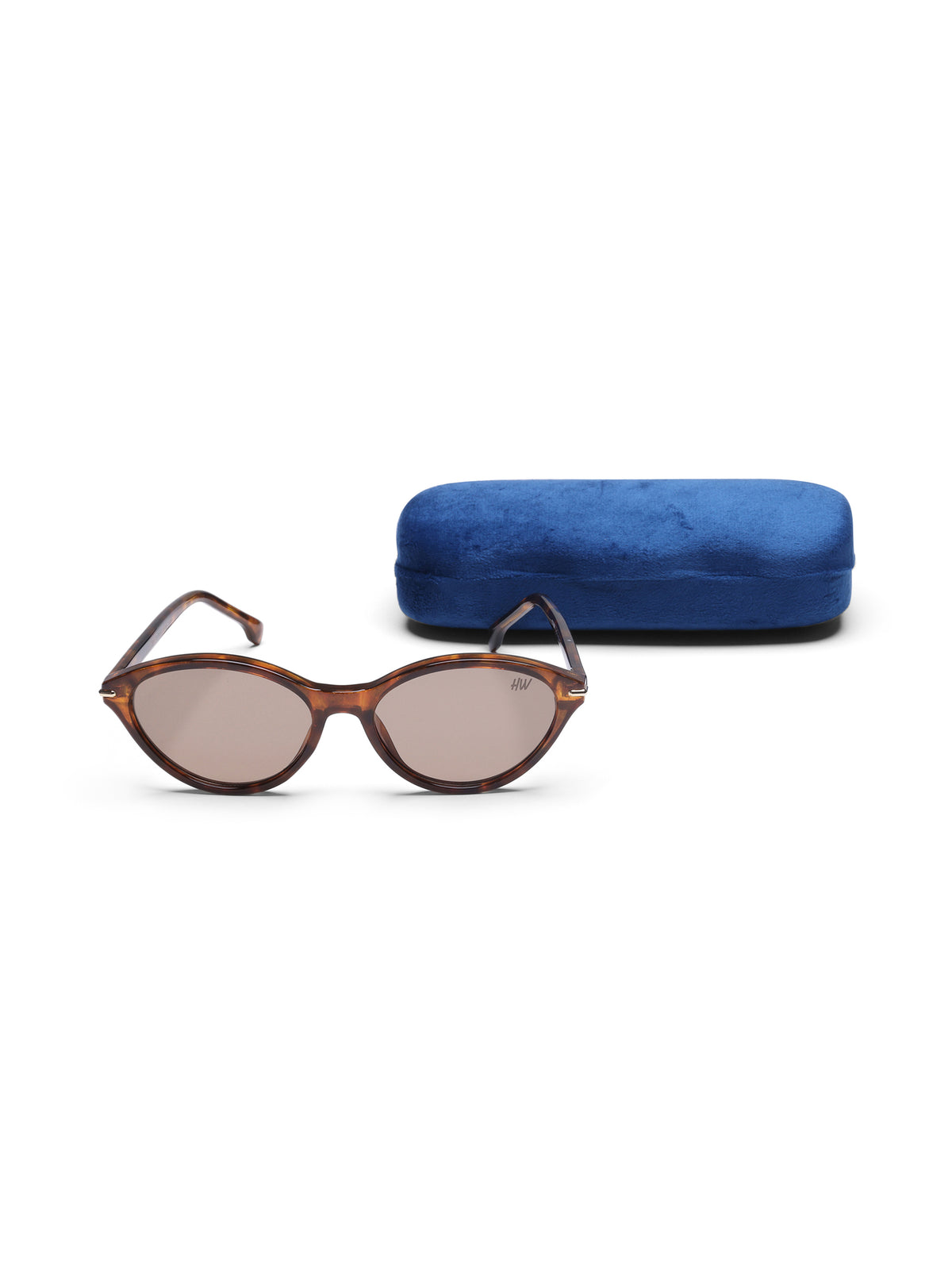Luxe Brown Peach Cat-Eye Women Sunglasses