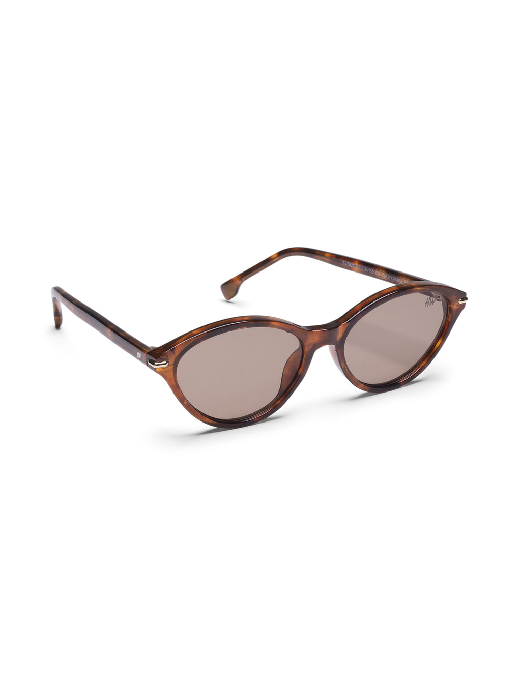 Luxe Brown Peach Cat-Eye Women Sunglasses