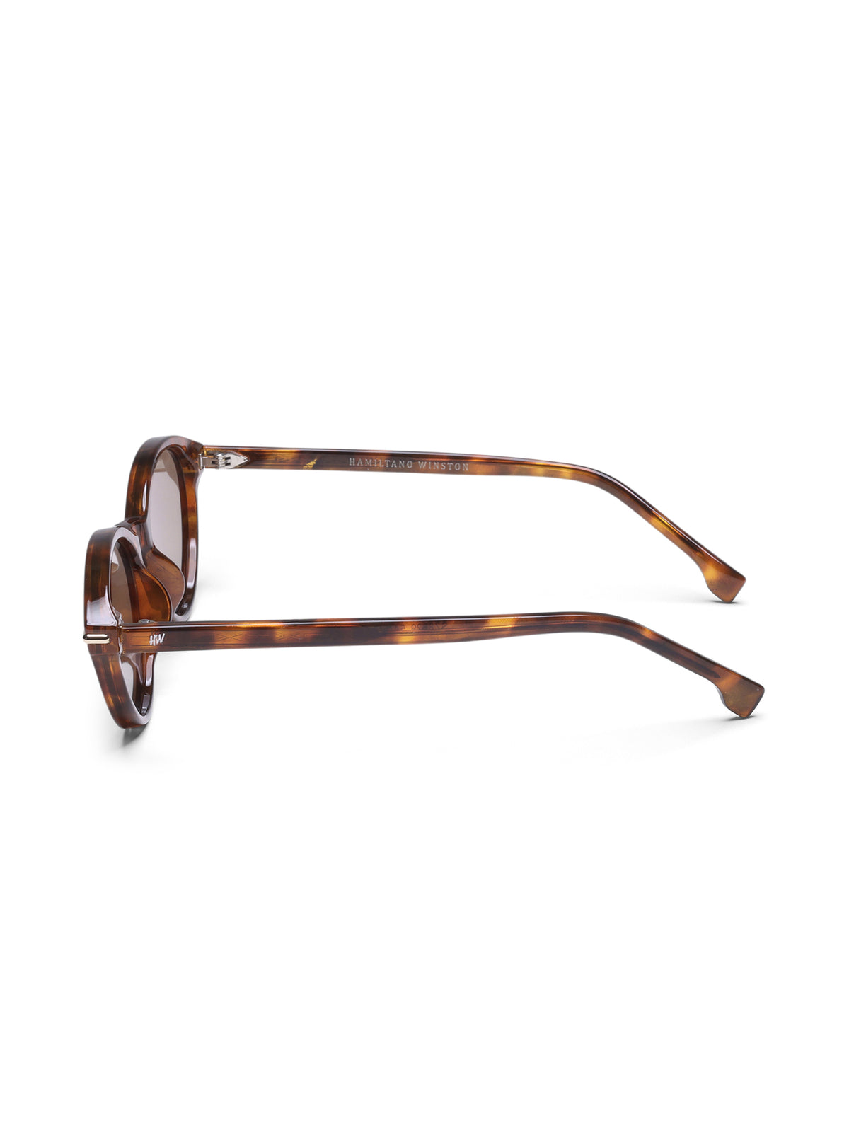 Luxe Brown Peach Cat-Eye Women Sunglasses