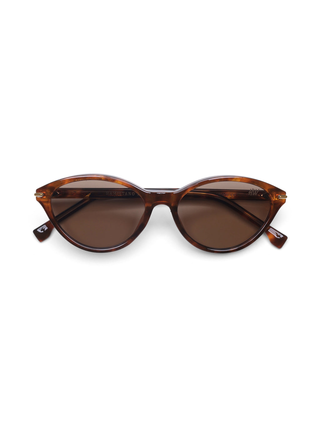 Luxe Brown Peach Cat-Eye Women Sunglasses