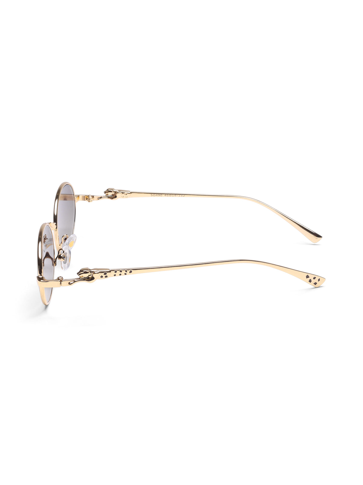 Luxy Gold Pink Oval Women Sunglasses