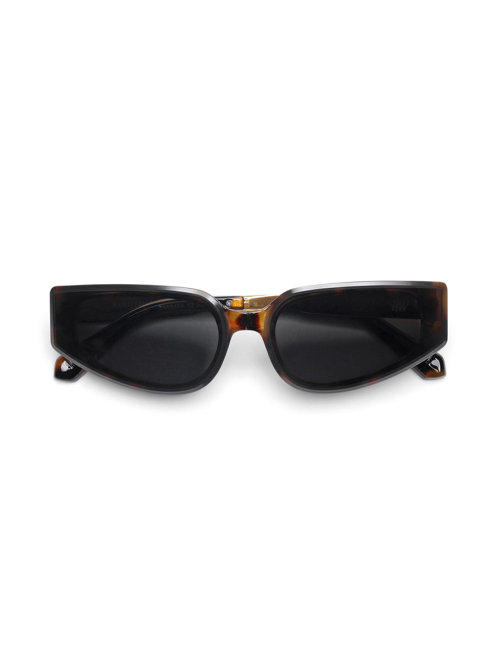 Nasty Leopard Gold Brown Cateye Women Sunglasses