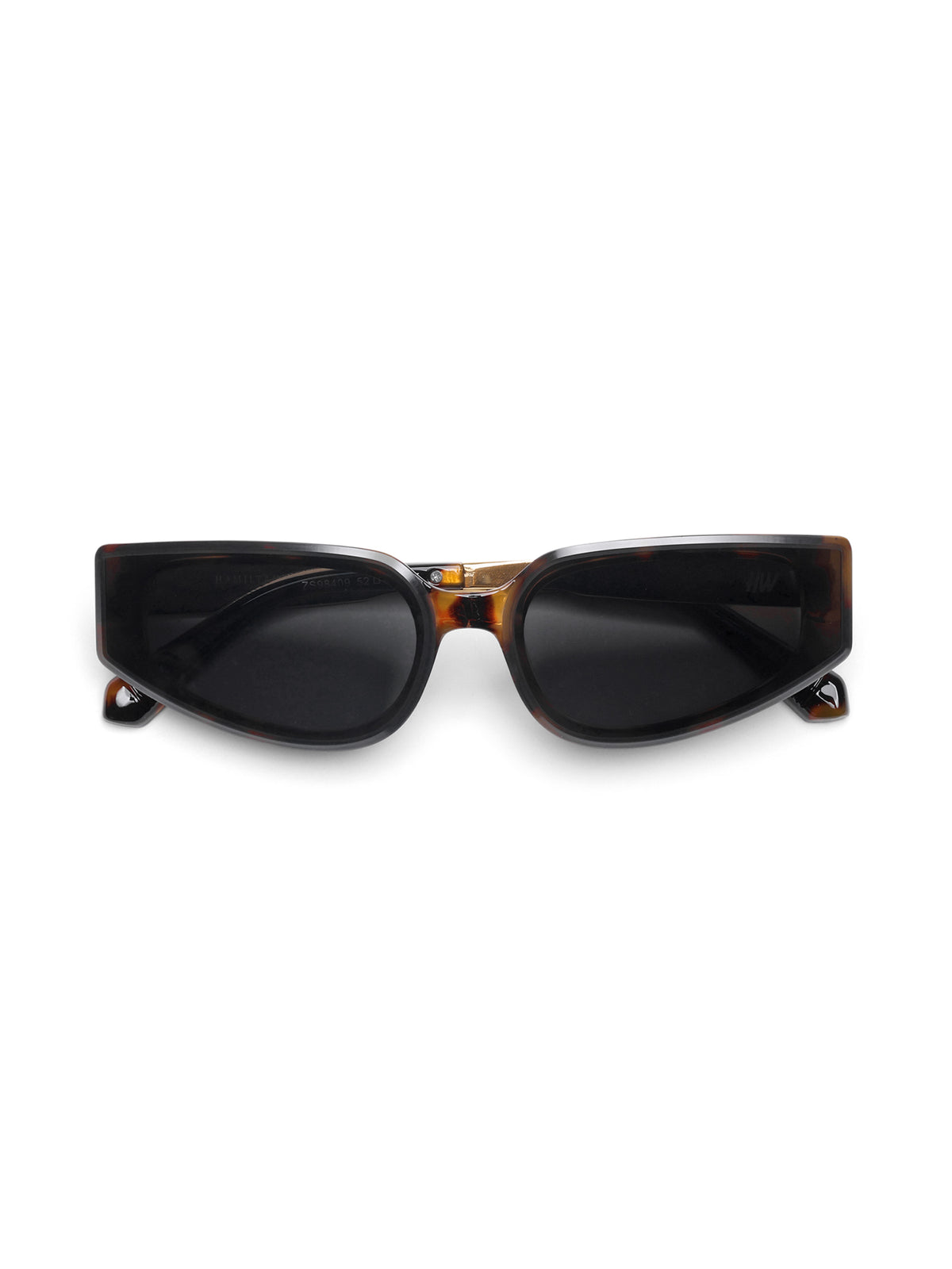 Nasty Leopard Gold Brown Cateye Women Sunglasses