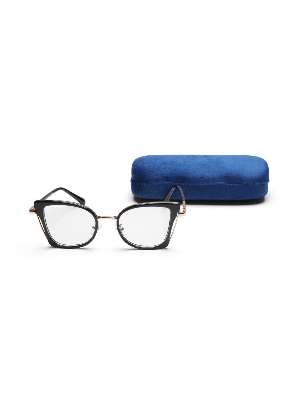 Supreme Lady Black Frame Transparent Women Optical Frame