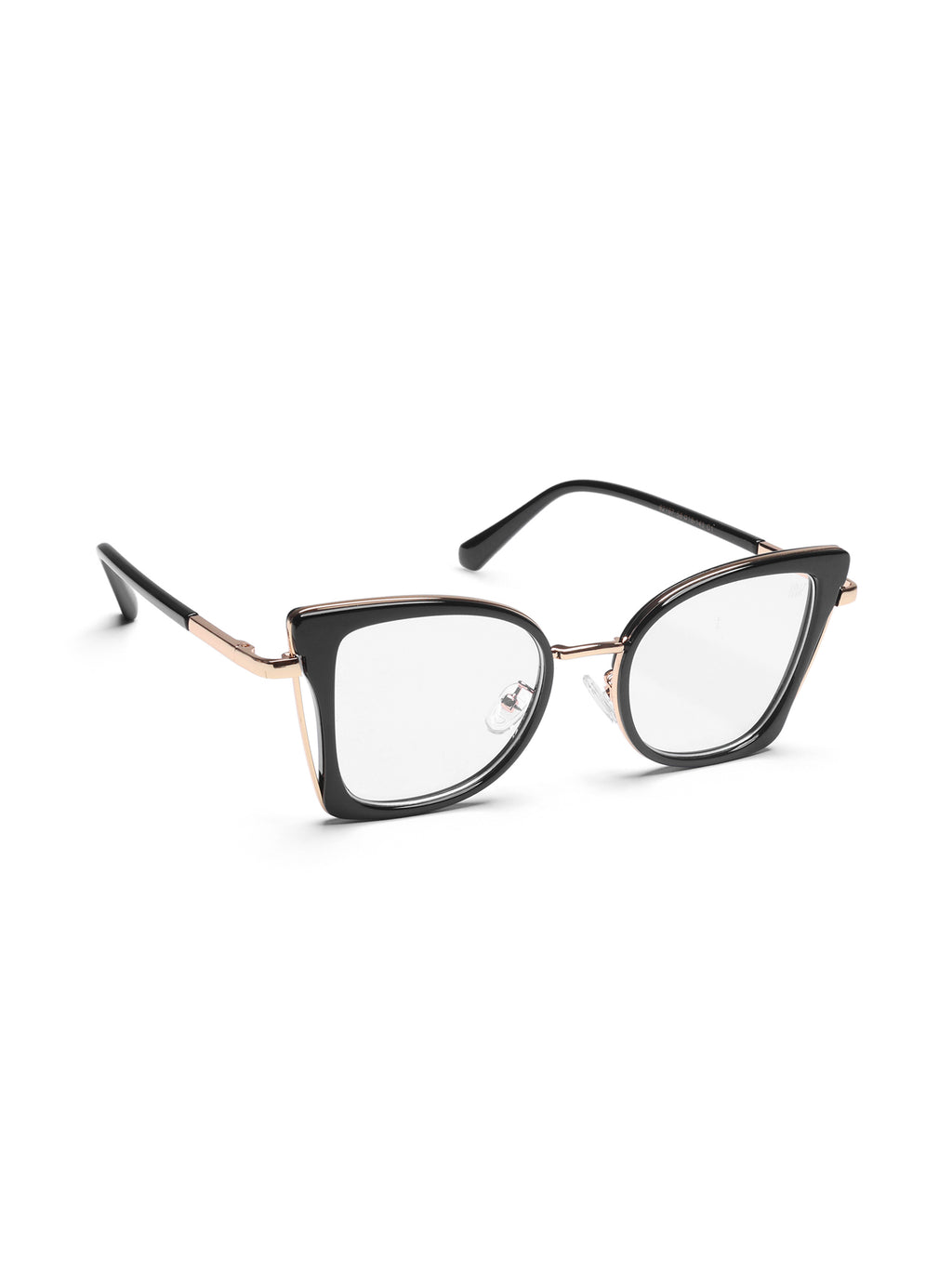 Supreme Lady Black Frame Transparent Women Optical Frame