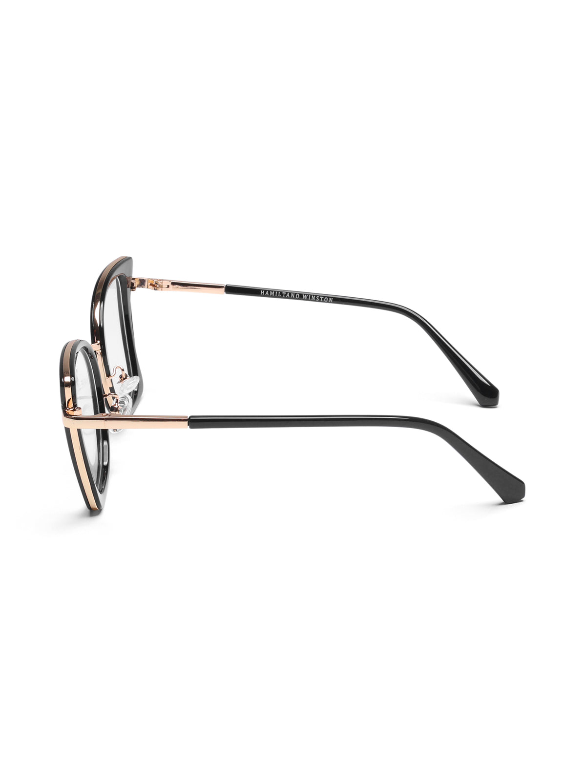 Supreme Lady Black Frame Transparent Women Optical Frame