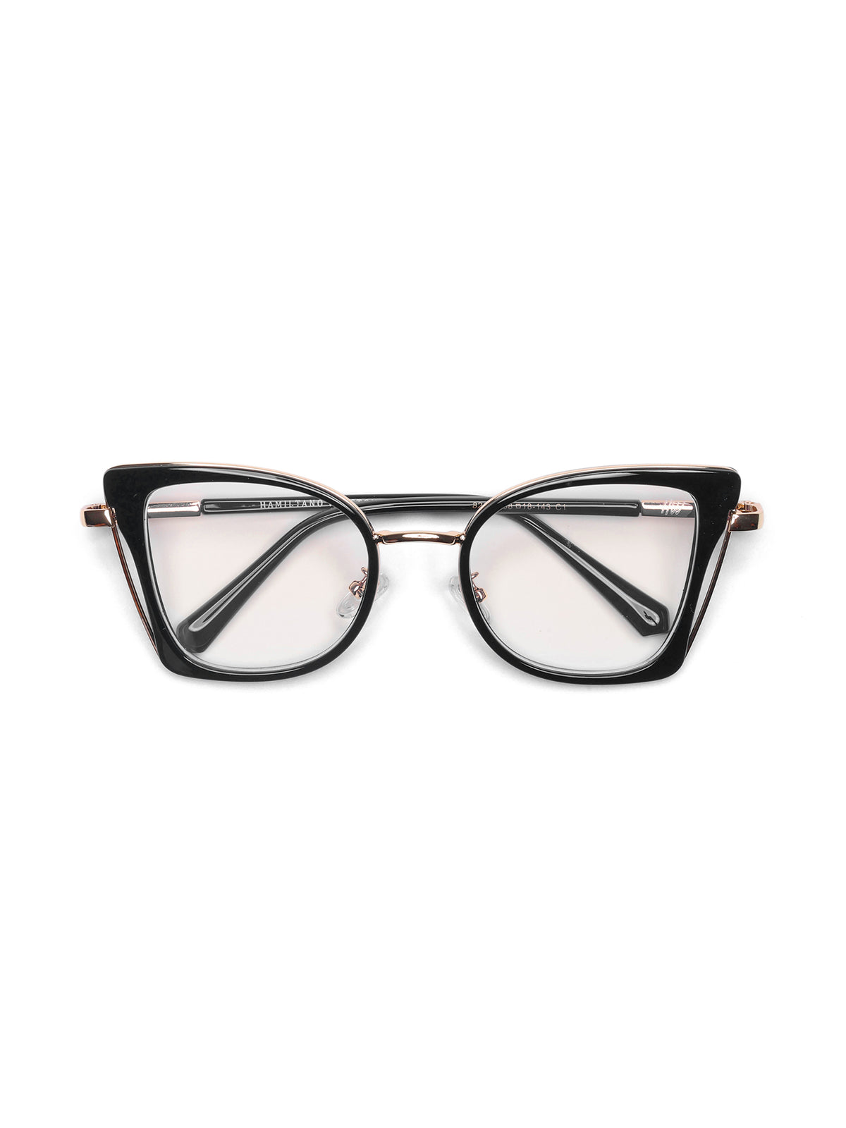 Supreme Lady Black Frame Transparent Women Optical Frame