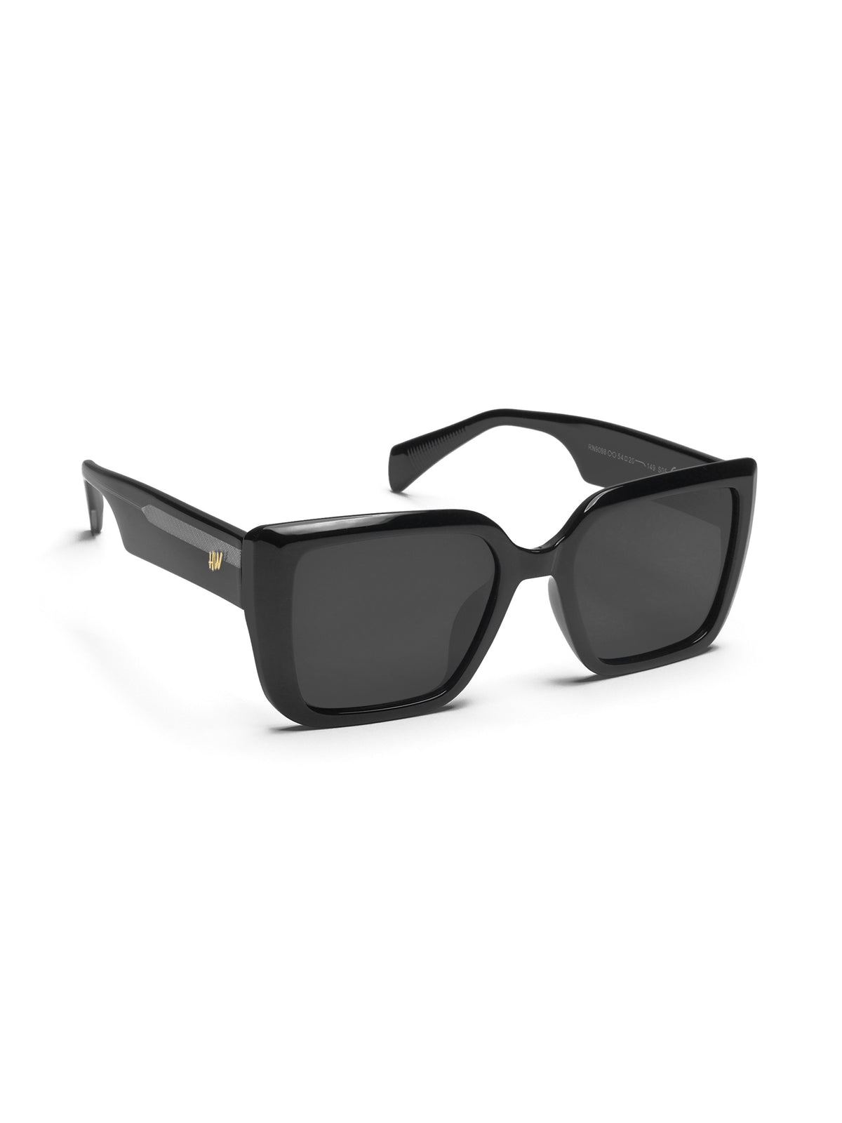 Imperium Gold Black Women Sunglasses
