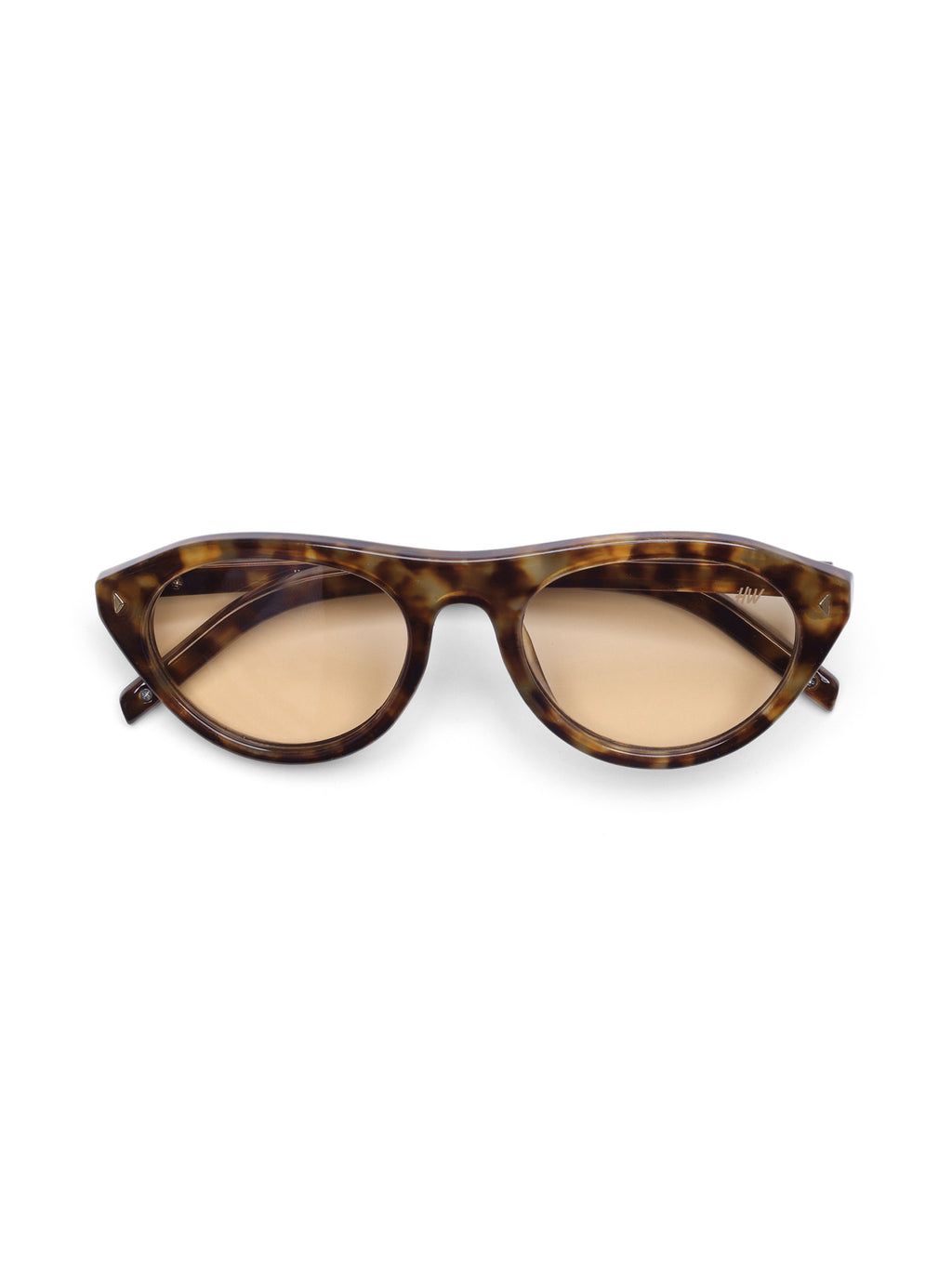 Regalis Leopard Peach Oval Women Sunglasses