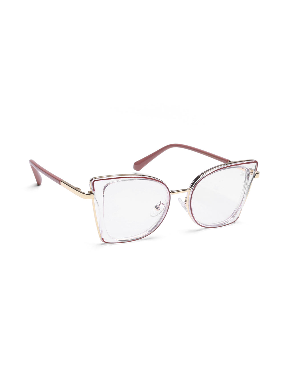 Supreme Pink Transparent Women Optical Frame