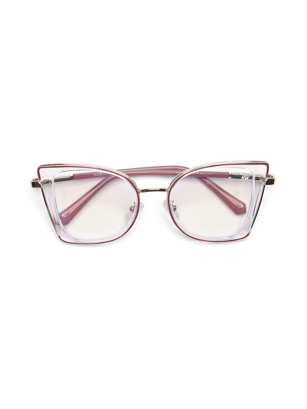 Supreme Pink Transparent Women Optical Frame