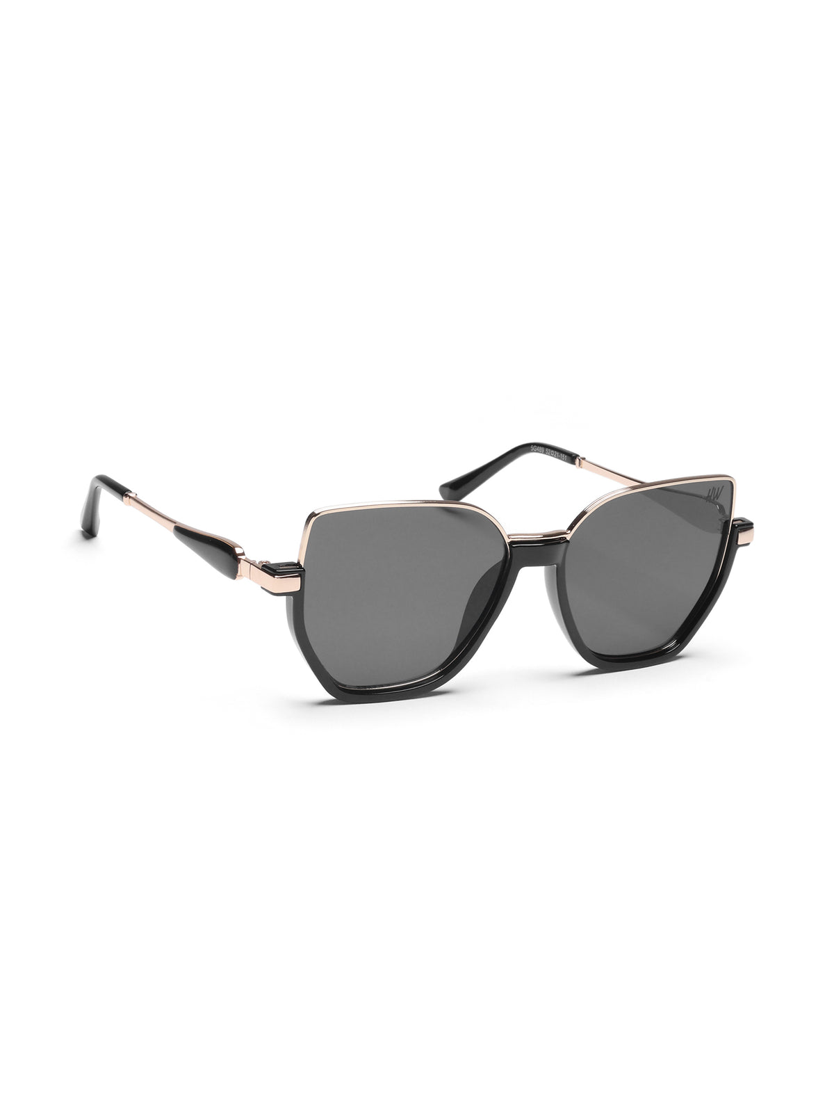 Sovereign Gold Black Cateye Women Sunglasses