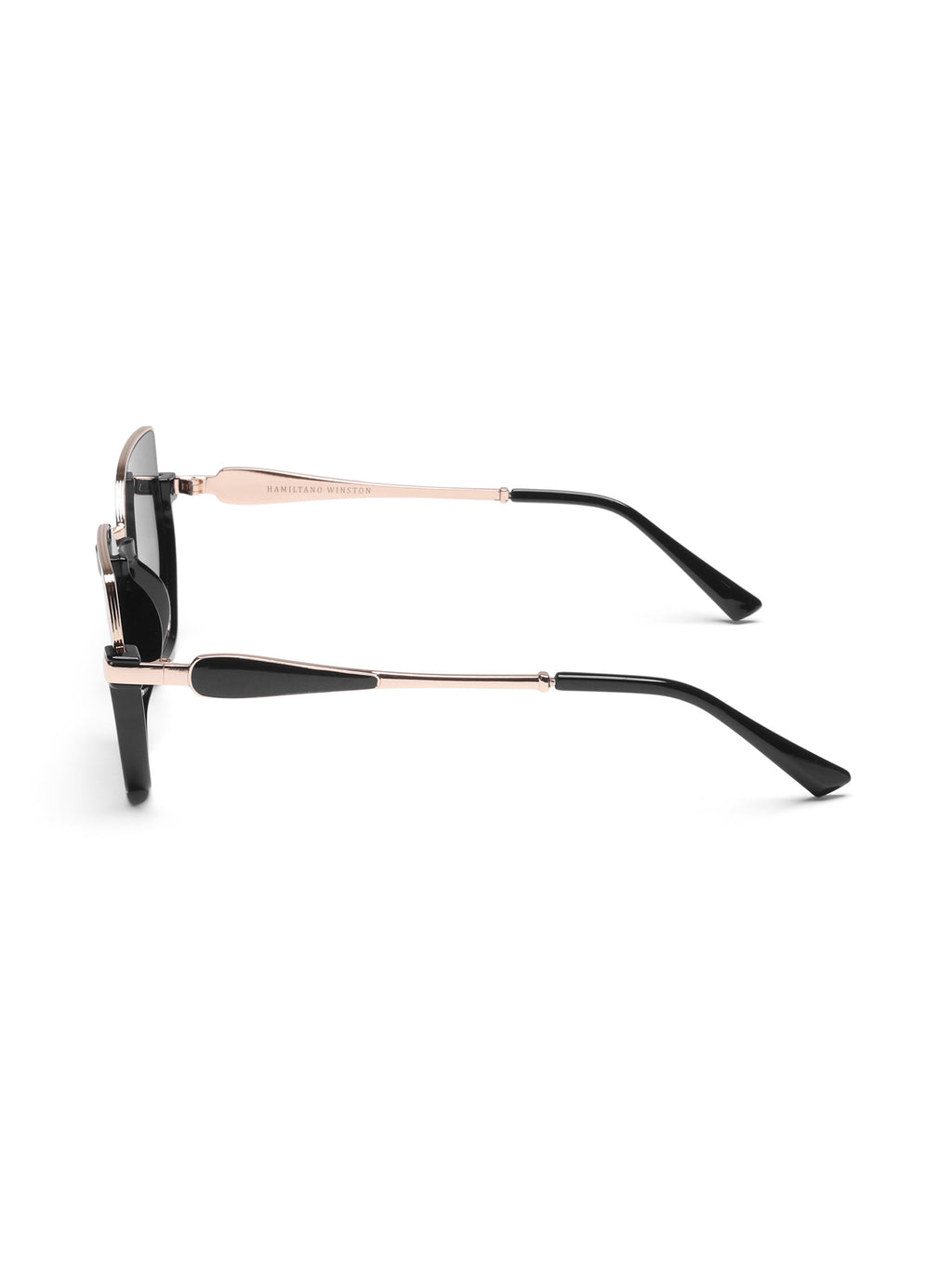 Sovereign Gold Black Cateye Women Sunglasses