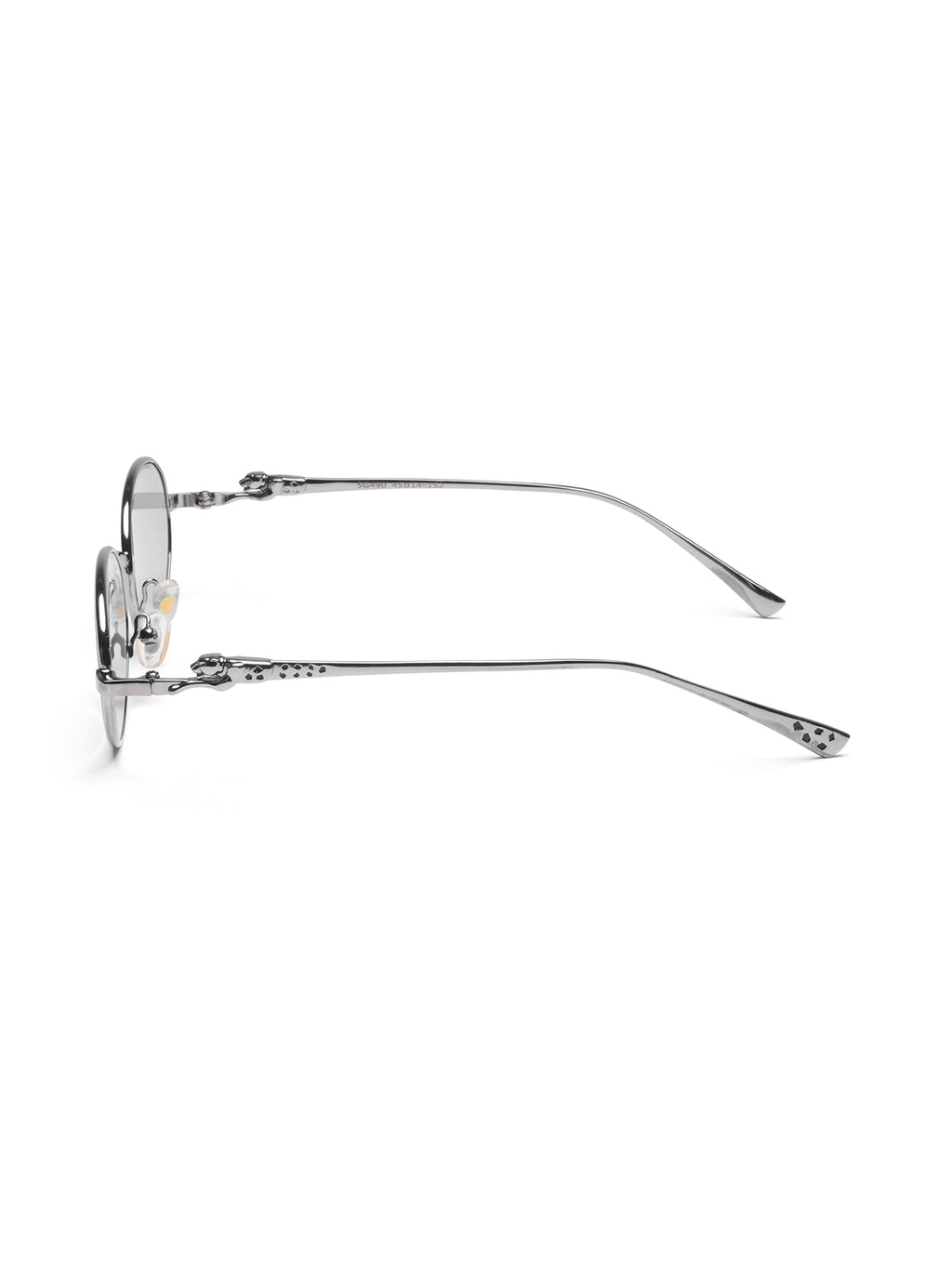 Luxy Silver Grey Oval Women Sunglasses