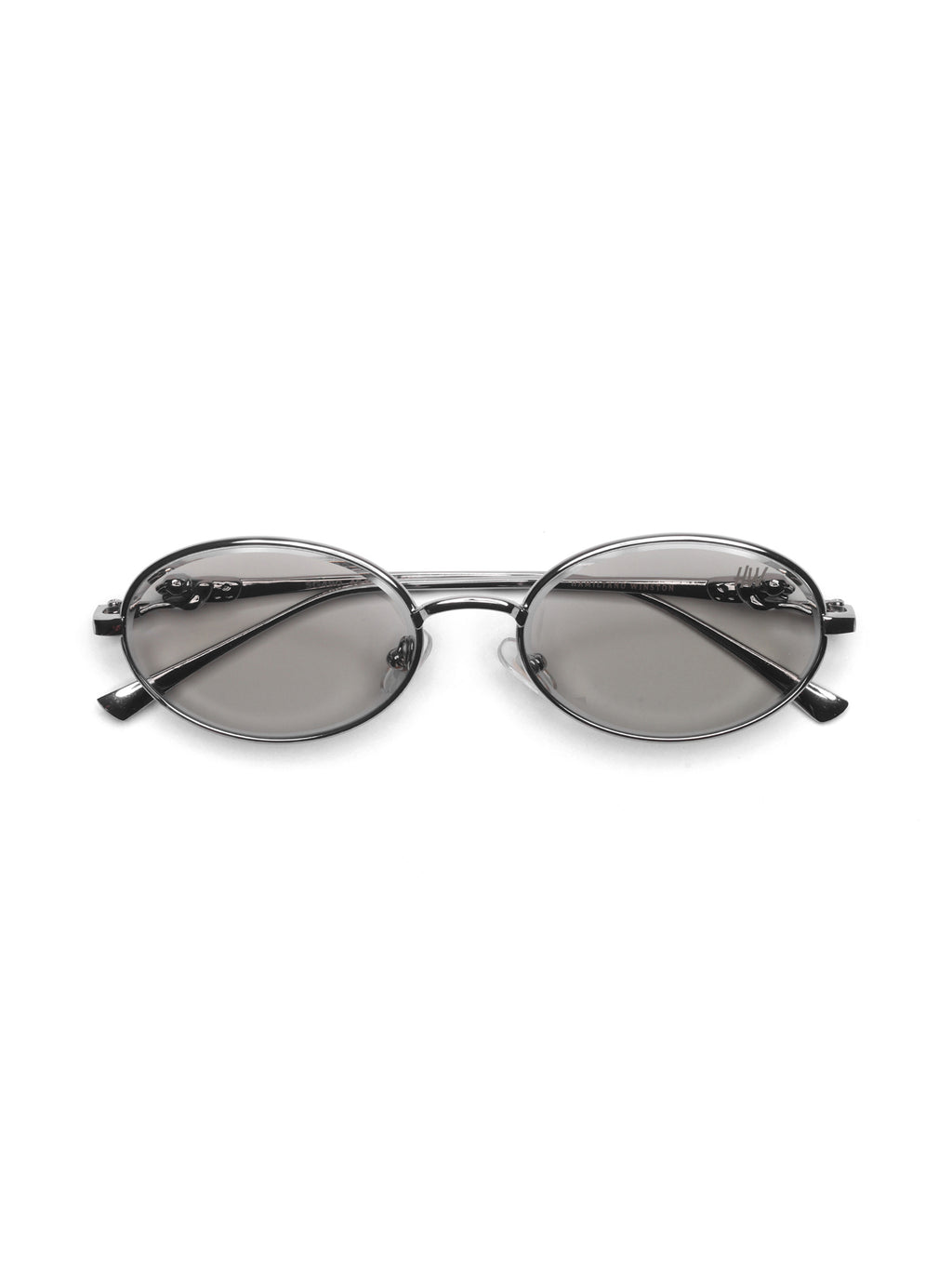 Luxy Silver Grey Oval Women Sunglasses