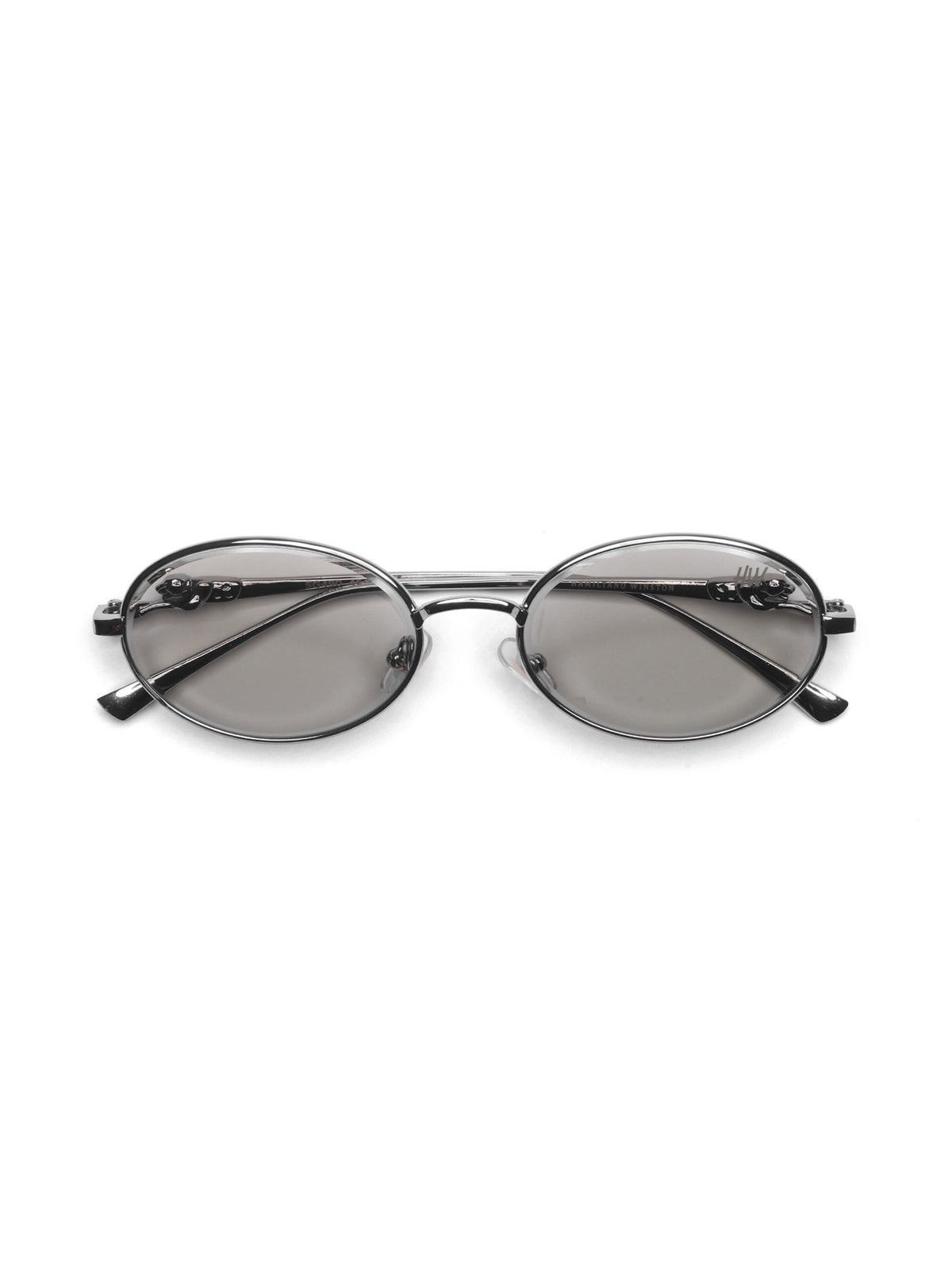 Luxy Silver Grey Oval Women Sunglasses