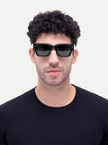Ventor Black Wayfarer Mens Sunglasses