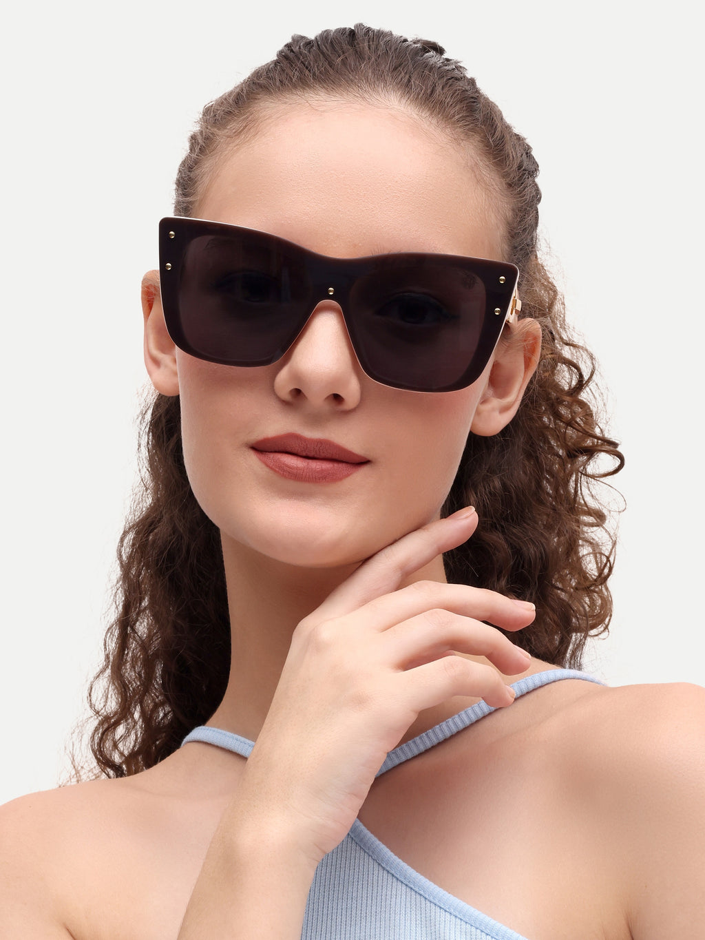 Cateye Women UV Protected Sunglasses Pink