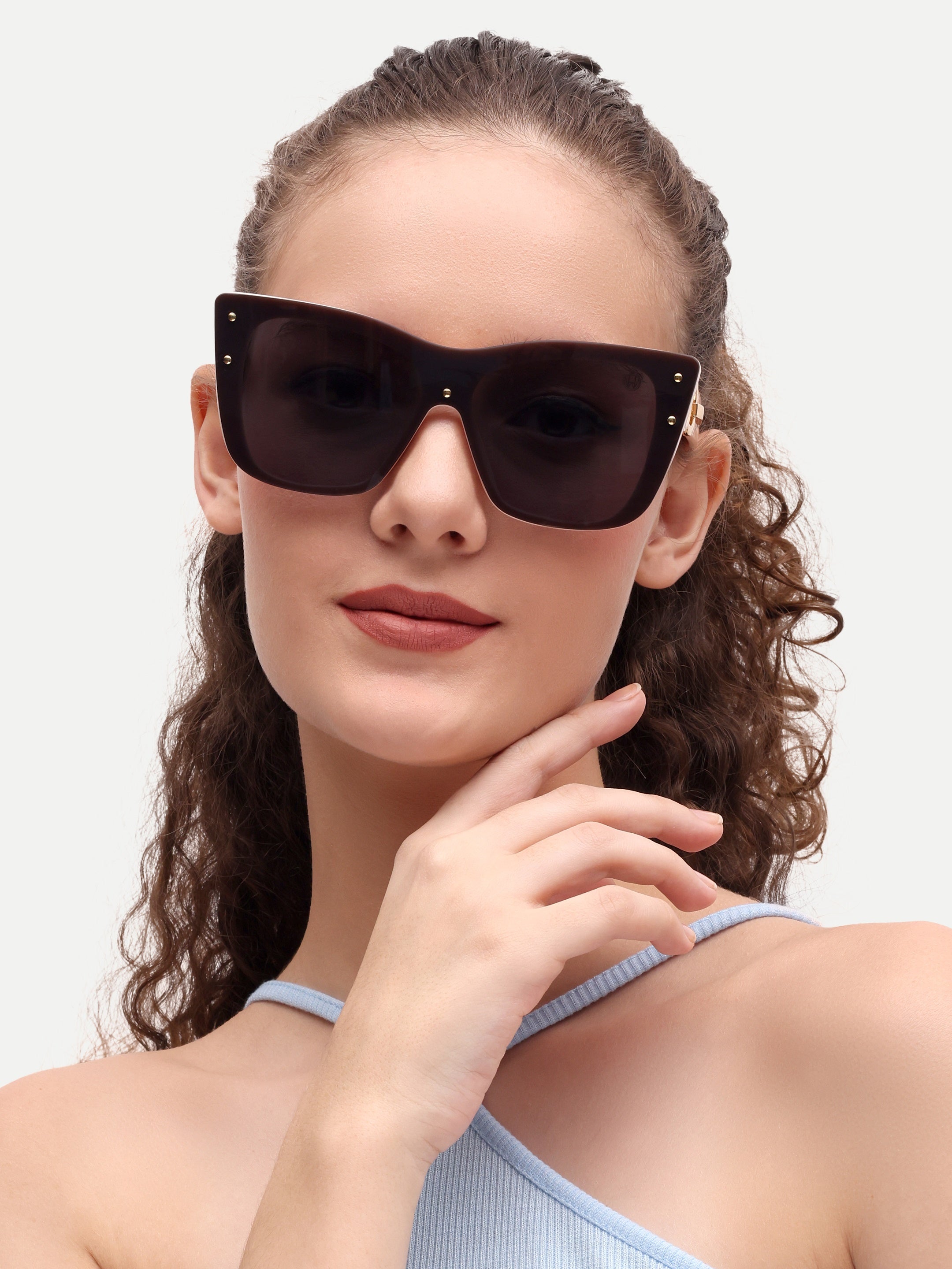 Cateye Women UV Protected Sunglasses Pink