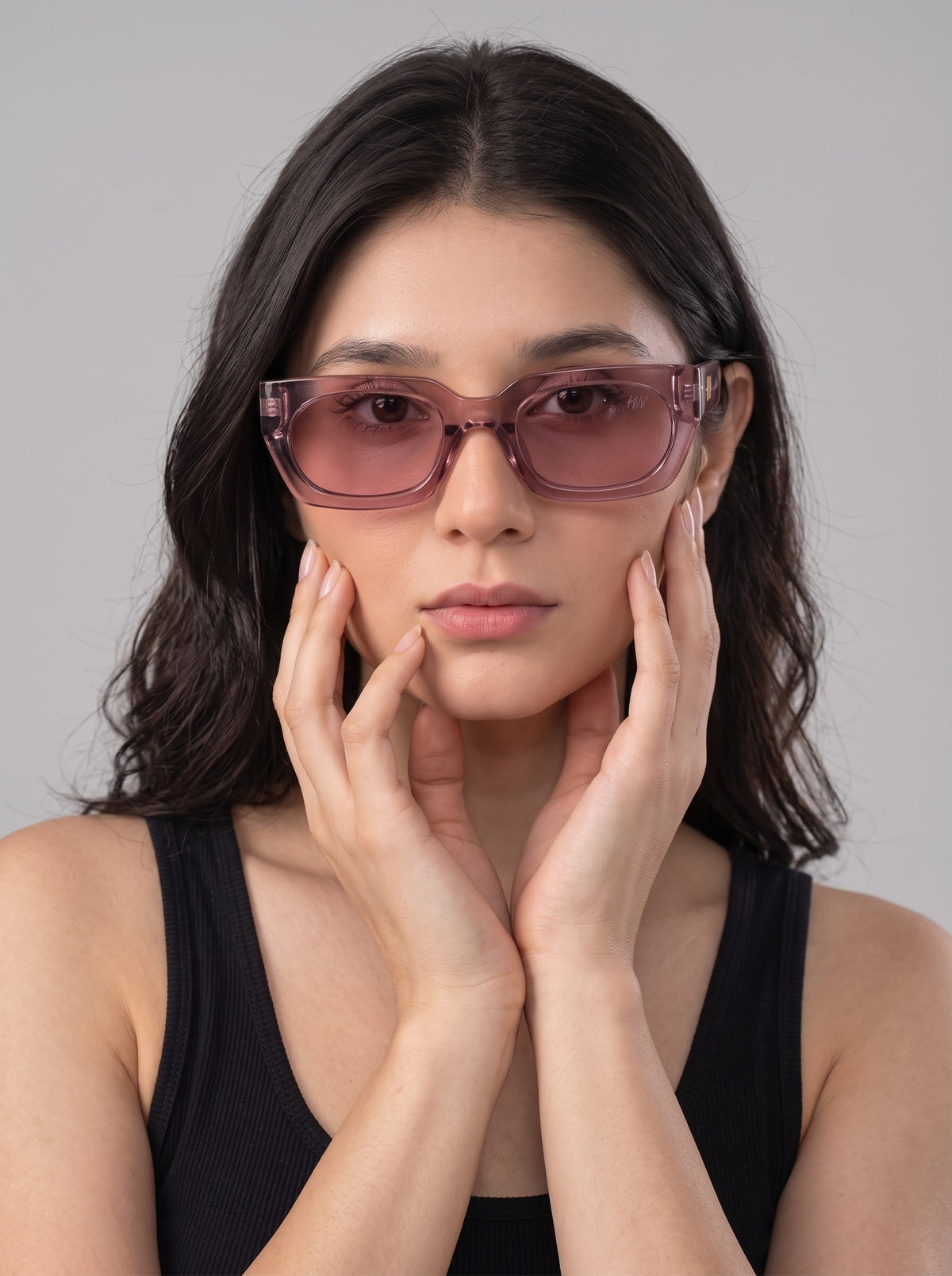 Virelle Wayfarer UV Protected Womens Sunglasses Peach
