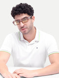 Titan Peach Wayfarer Mens Sunglasses