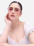 Women's Gold Pink Cat Eye Sunglasses