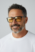 Men's Classic Yellow Wayfarer Sunglasses