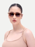 Vayra Brown UV Protected Womens Sunglasses