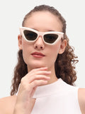 Green Cateye Women UV Protected Sunglasses