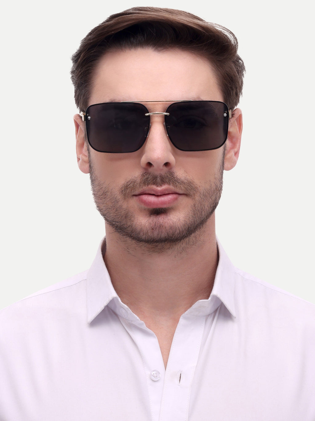 Men Wayfarer UV Protected Sunglasses Black