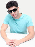 Torino Black Wayfarer Mens Sunglasses