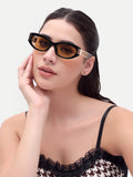 Velora Oval Peach UV Protected Womens Sunglasses