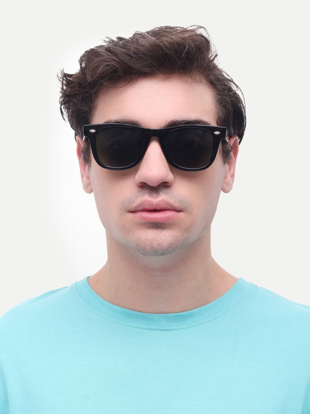 Men's Classic Green Wayfarer Sunglasses