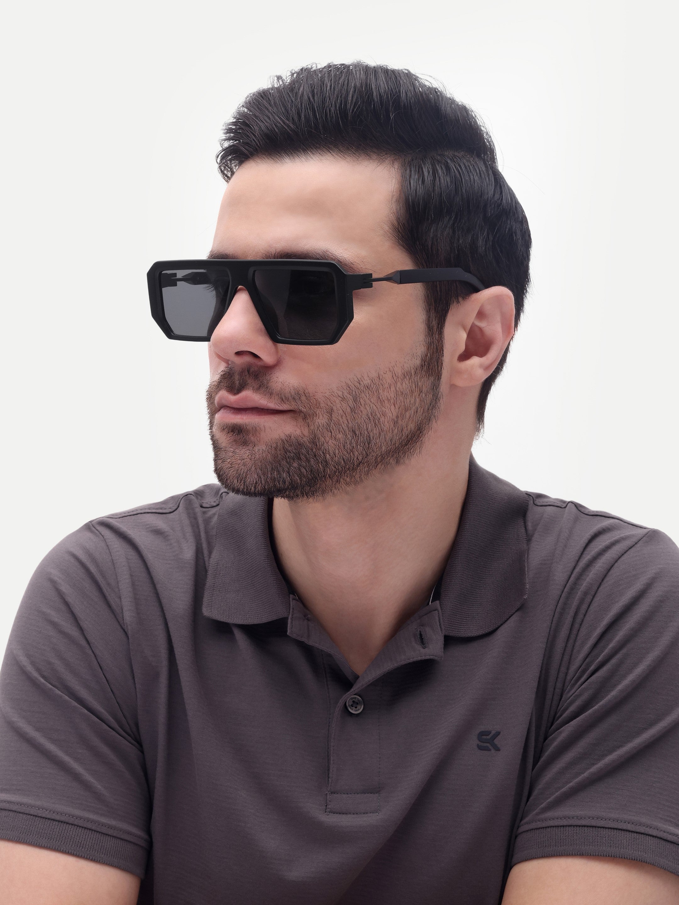 Men's UV Protected Full Black Wayfarer Sunglasses