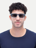 Raider Blue Wayfarer Mens Sunglasses