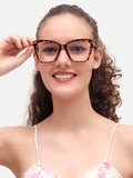 Women Cateye Leopard Optical Frame