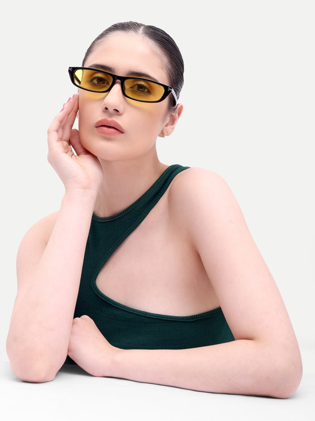 Mirelle Candy Small Yellow UV Protected Womens Sunglasses