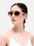 Savina Peach Wayfarer UV Protected Womens Sunglasses