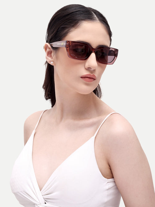 Estelle Pink Wayfarer UV Protected Womens Sunglasses