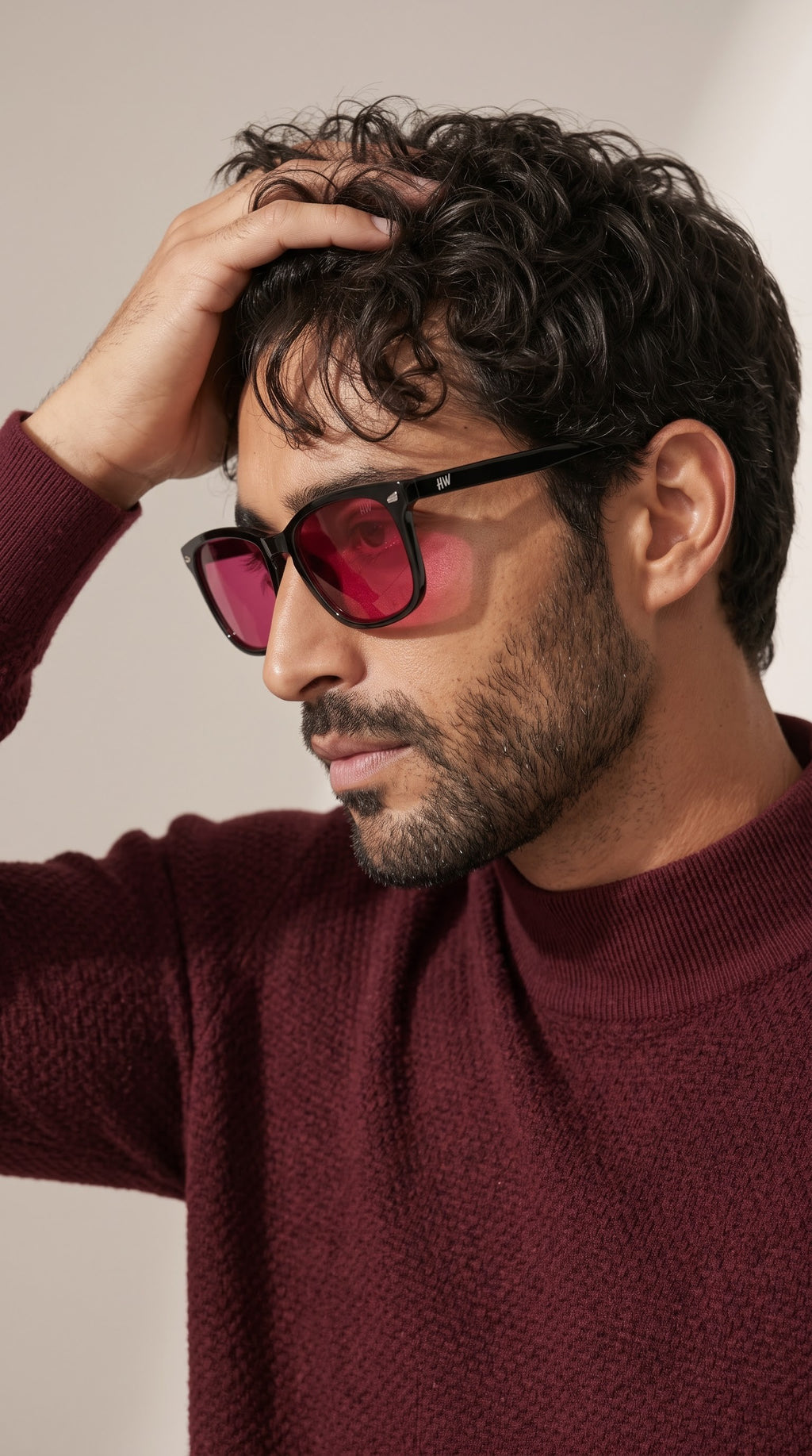 Zorven Wayfarer Red Men Sunglasses