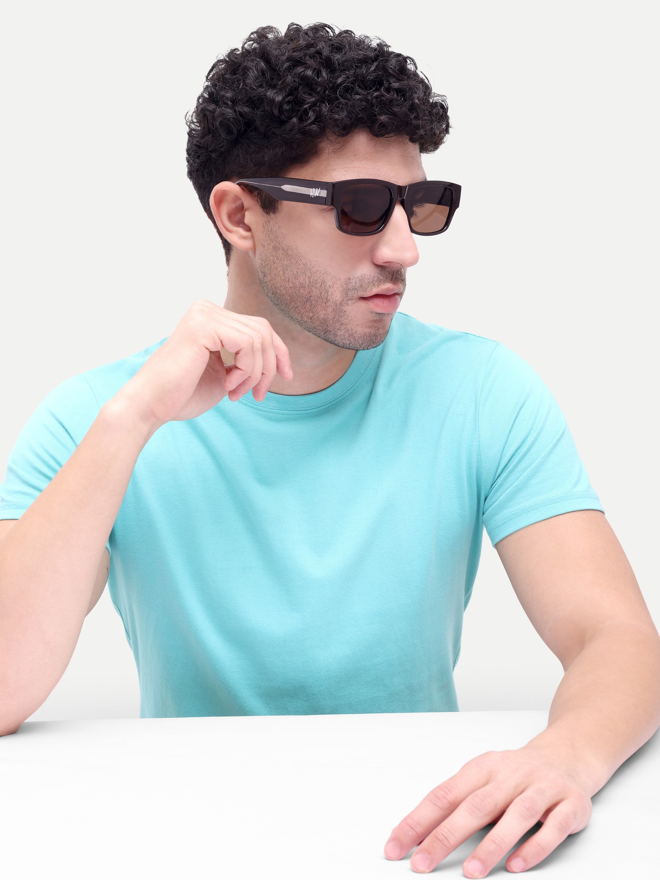 Rogue Brown Wayfarer Mens Sunglasses