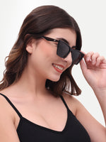 Women's Black Cat Eye Premium Sunglasses