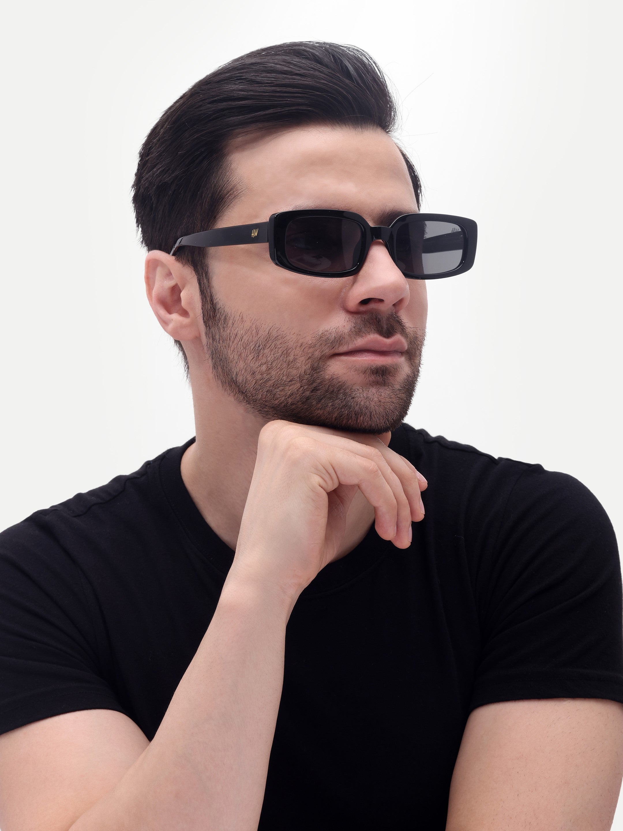 Men's UV Protected Black Candy Wayfarer Sunglasses