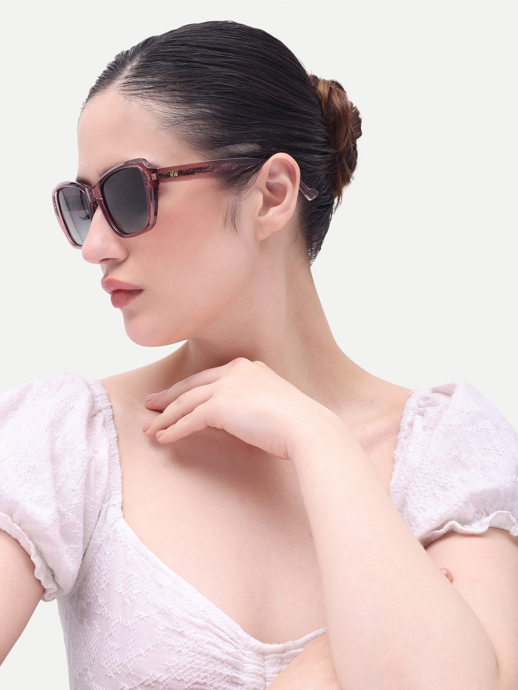 Women's Red Wayfarer Sunglasses