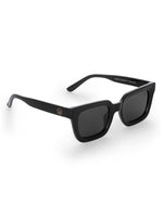 Women's Black UV Protected Rectangular Sunglasses